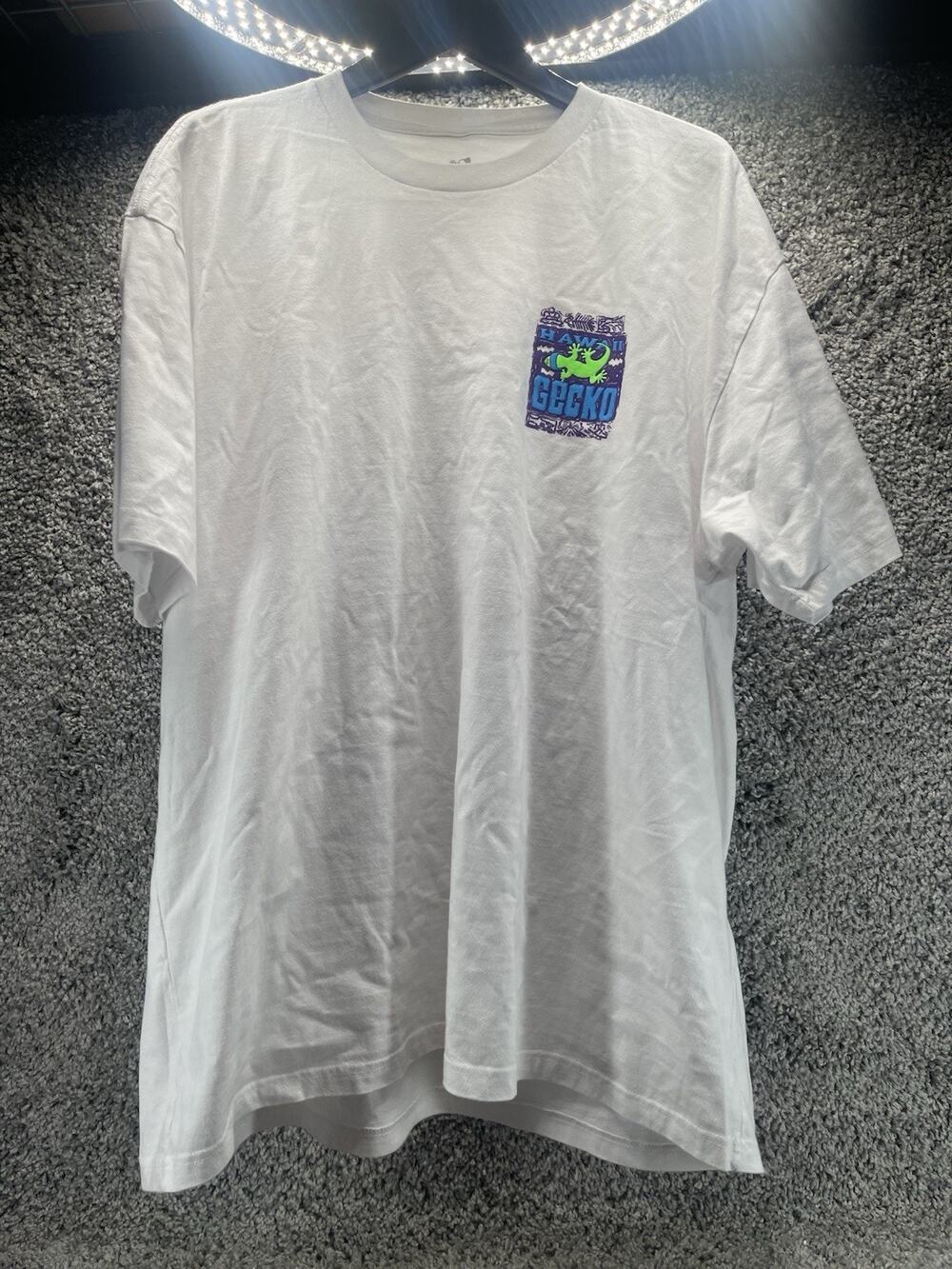Men’s Vintage Gecko Hawaii Retro Bootleg Secret Tee Colorway Size 3XXXL 1988